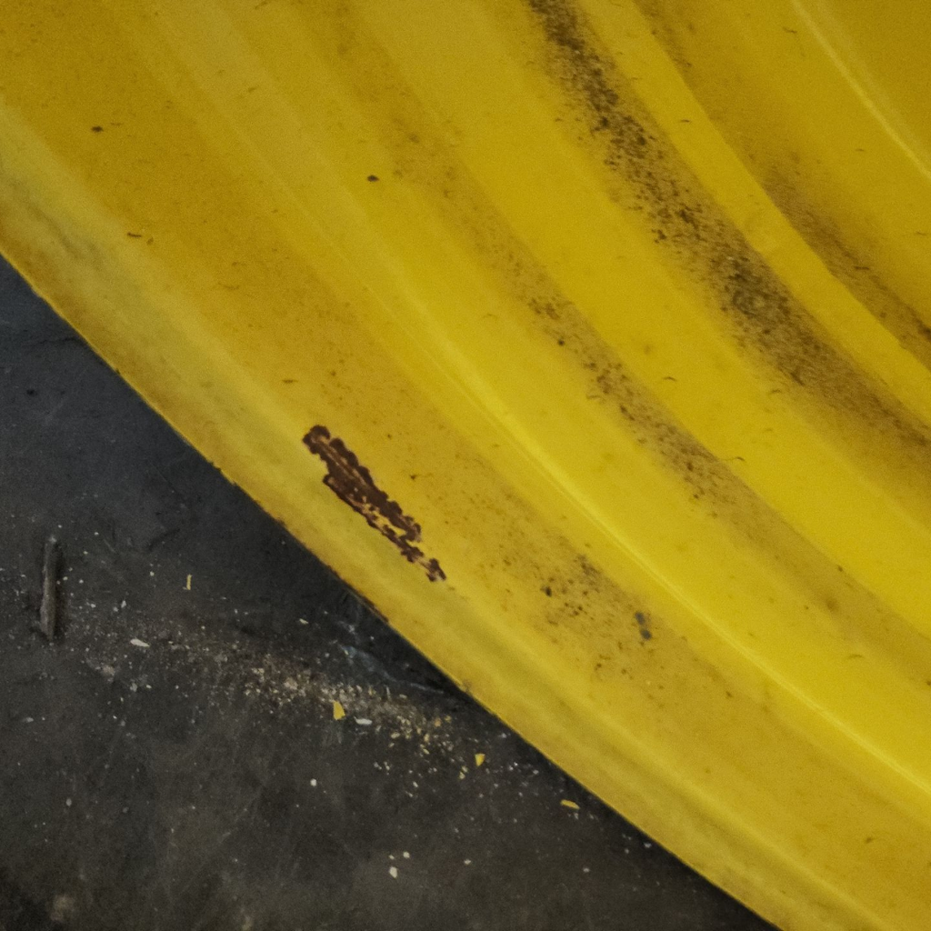 12"W x 50"D, John Deere Yellow 12-Hole Stub Disc , -3.12" Offset