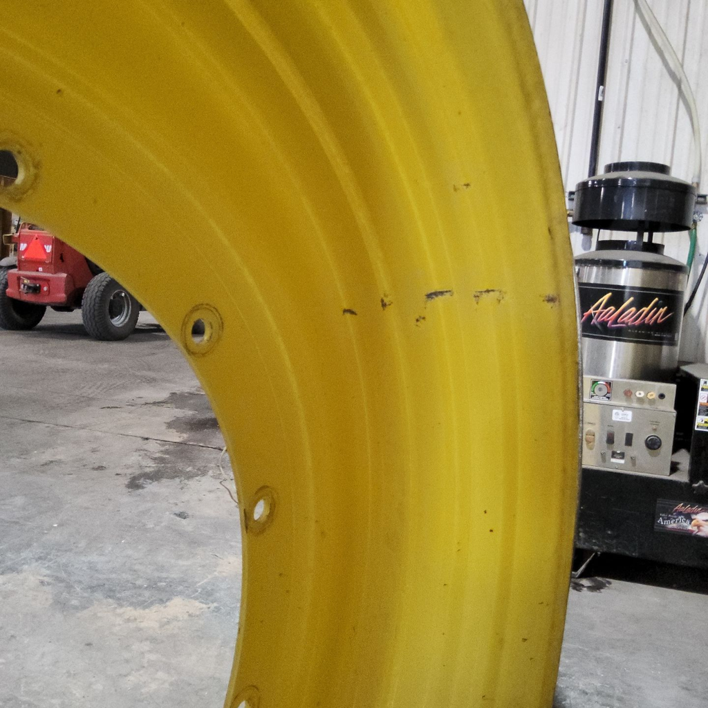 12"W x 50"D, John Deere Yellow 12-Hole Stub Disc , -3.12" Offset