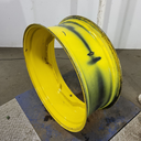 13"W x 34"D, John Deere Yellow 12-Hole Waffle Wheel (Groups of 3 bolts) , 6.88" Offset