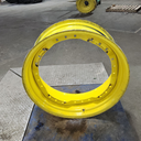 13"W x 34"D, John Deere Yellow 12-Hole Waffle Wheel (Groups of 3 bolts) , 6.88" Offset