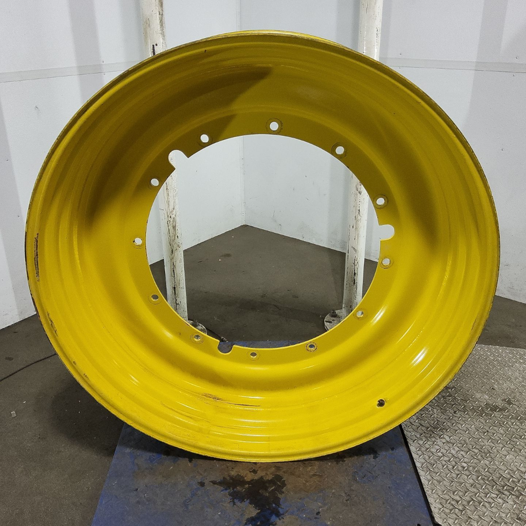 12"W x 50"D, John Deere Yellow 12-Hole Stub Disc , -3.12" Offset