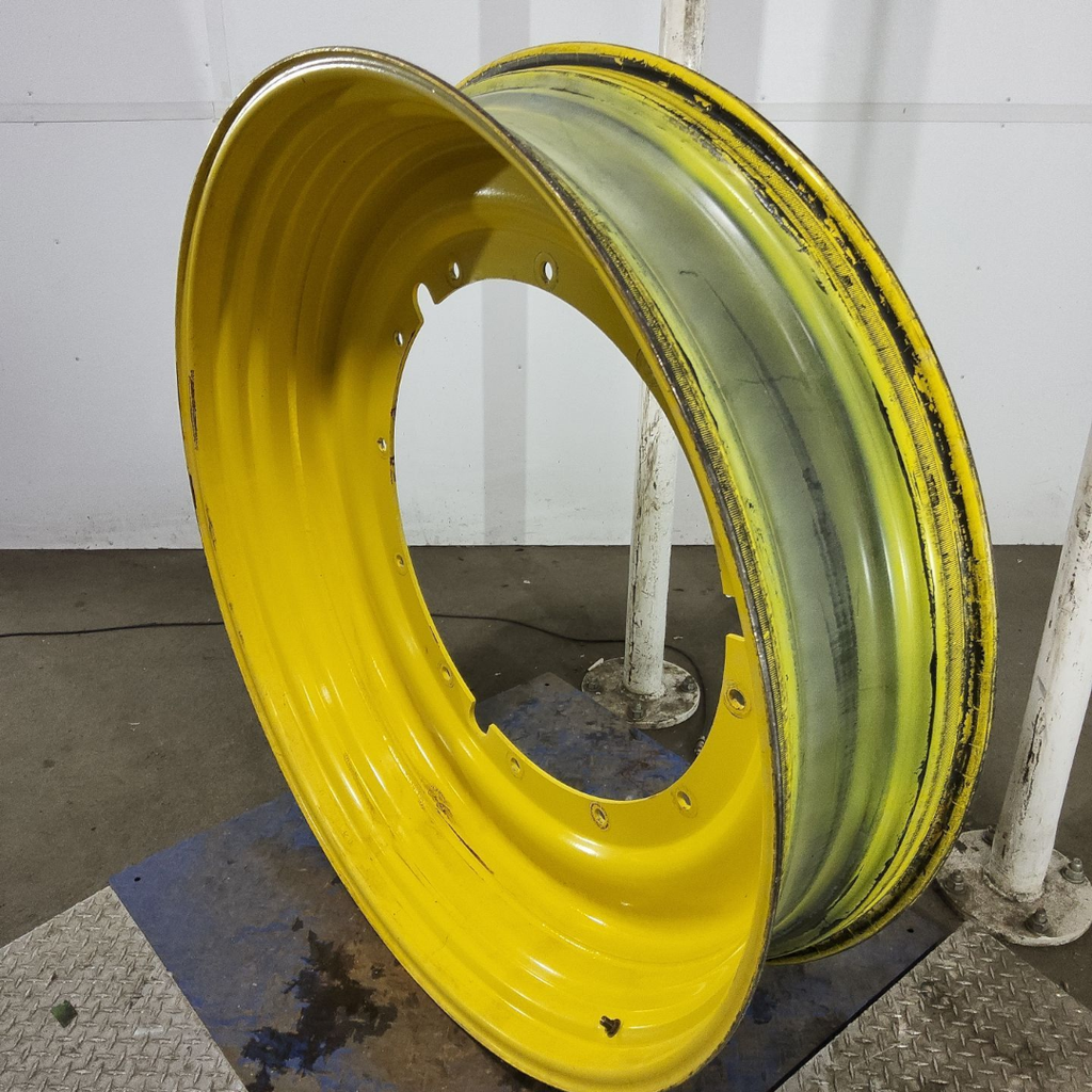 12"W x 50"D, John Deere Yellow 12-Hole Stub Disc , -3.12" Offset