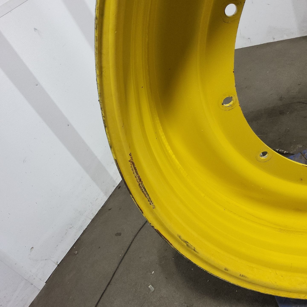 12"W x 50"D, John Deere Yellow 12-Hole Stub Disc , -3.12" Offset