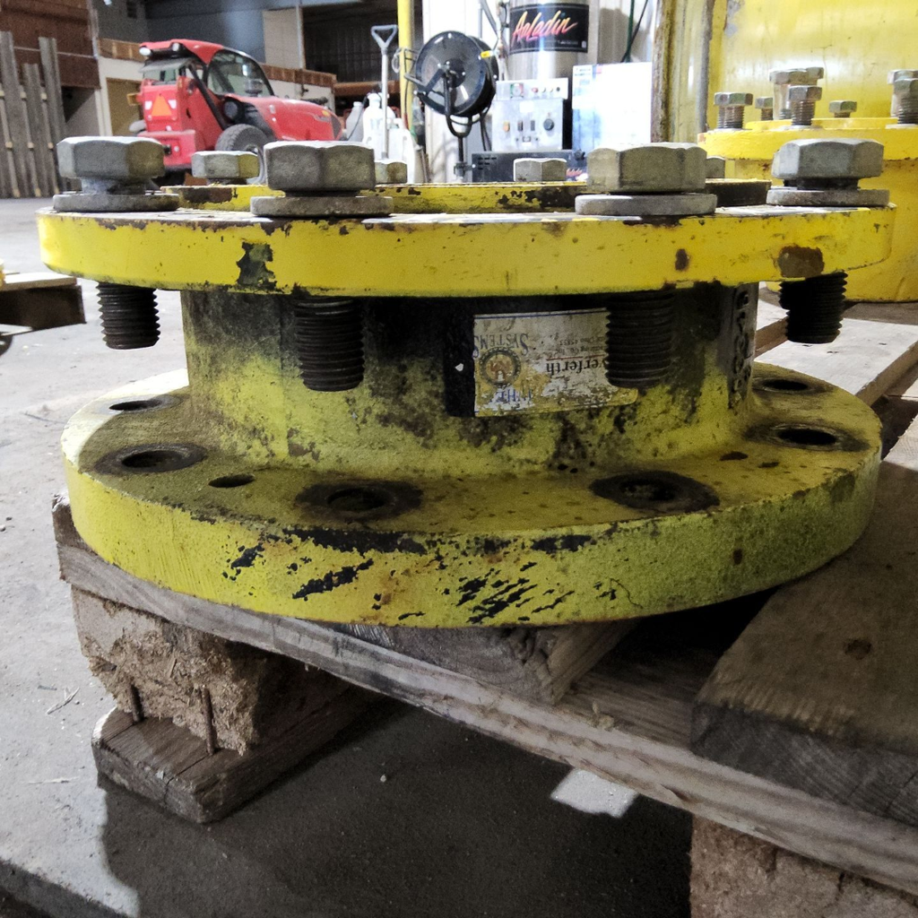 10 to 10-Hole 5"L Hub Extension, John Deere Yellow