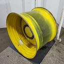 27"W x 38"D, John Deere Yellow 10-Hole Formed Plate , -3.62" Offset