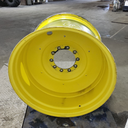 27"W x 38"D, John Deere Yellow 10-Hole Formed Plate , -3.62" Offset