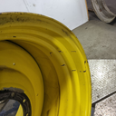 27"W x 38"D, John Deere Yellow 10-Hole Formed Plate , -3.62" Offset