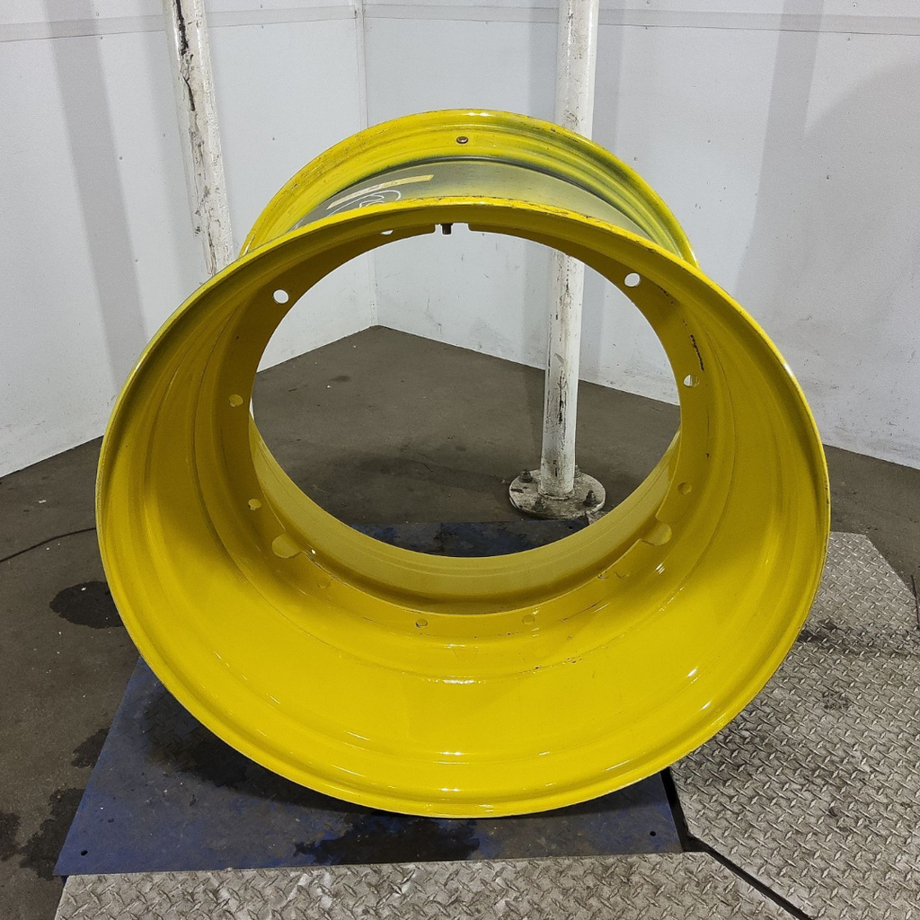 27"W x 38"D, John Deere Yellow 12-Hole Stub Disc , -0.62" Offset