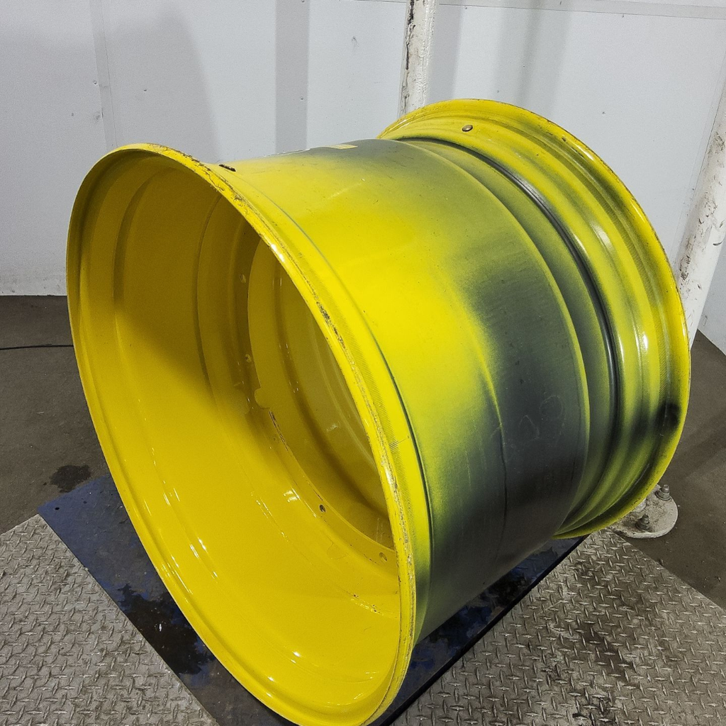 27"W x 38"D, John Deere Yellow 12-Hole Stub Disc , -0.62" Offset