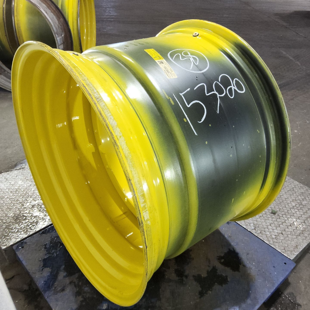 27"W x 38"D, John Deere Yellow 12-Hole Stub Disc , -0.62" Offset
