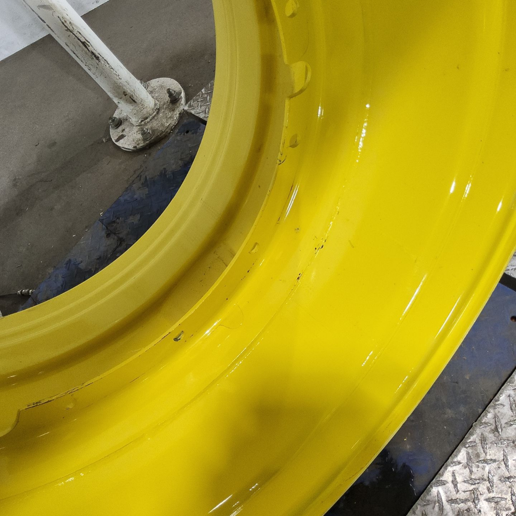 27"W x 38"D, John Deere Yellow 12-Hole Stub Disc , -0.62" Offset