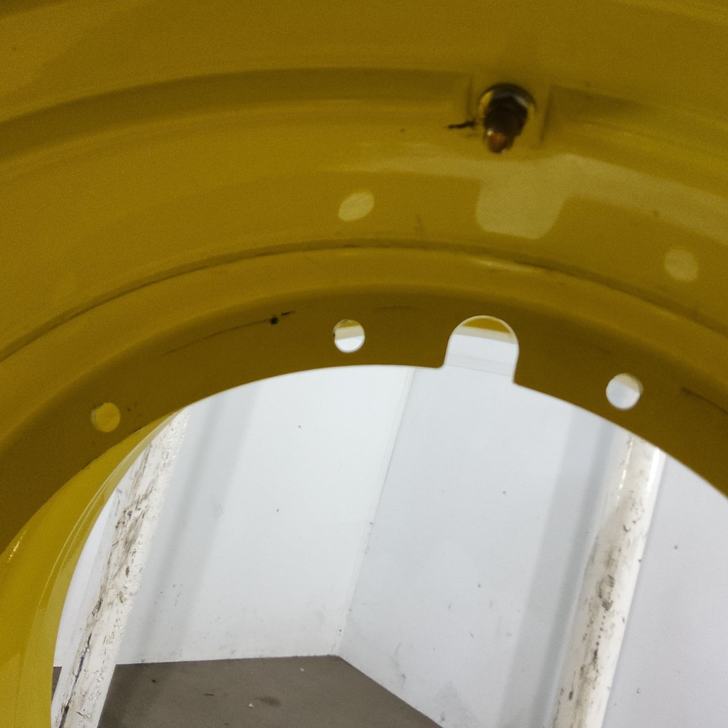 27"W x 38"D, John Deere Yellow 12-Hole Stub Disc , -0.62" Offset