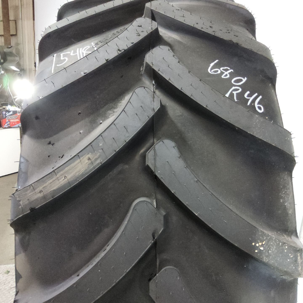 LSW680/50R46 Goodyear Farm OptiTorque R-1 173D 99%