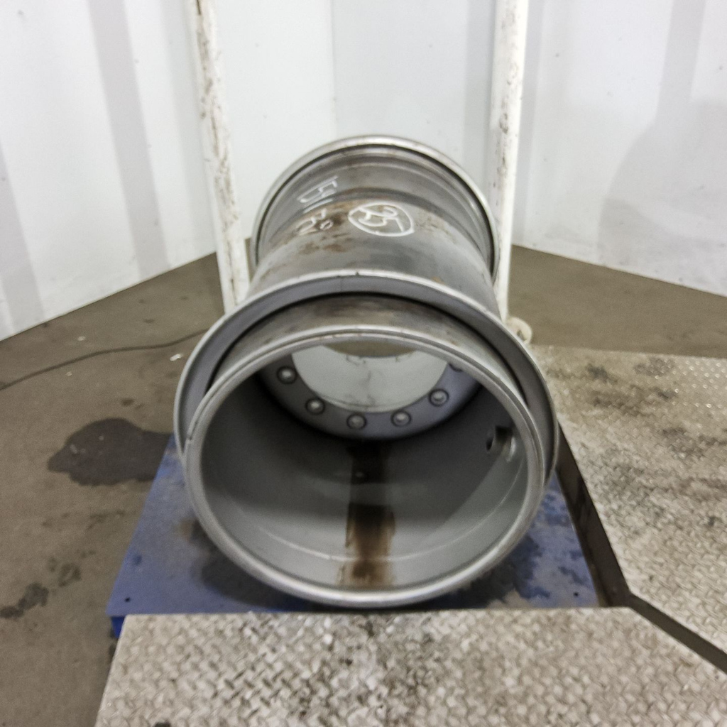 36"W x 25"D, Case IH Silver Mist 10-Hole 3 Piece Formed Plate , 0.25" Offset