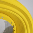 23"W x 42"D, John Deere Yellow 12-Hole Stub Disc , 2" Offset