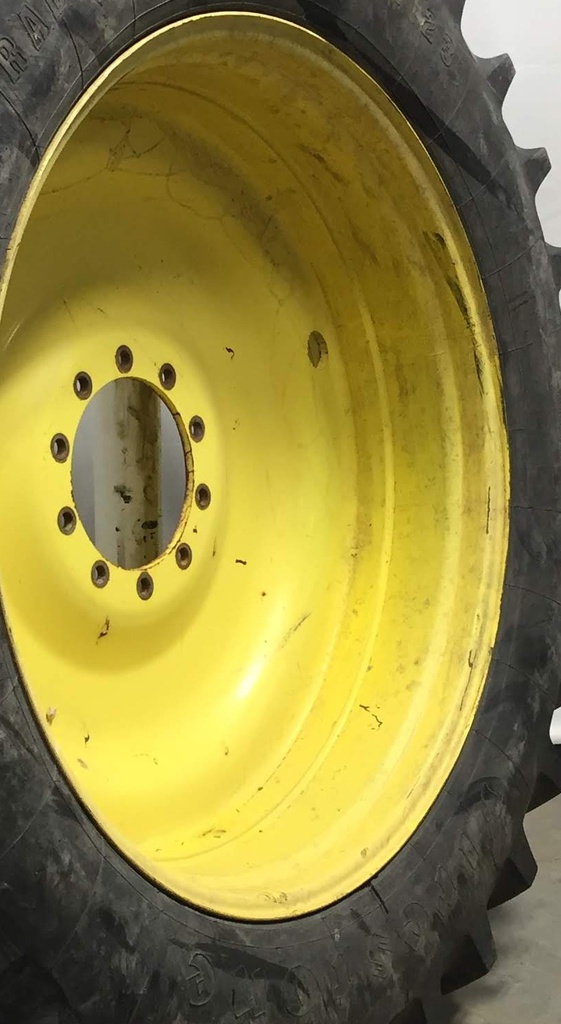 12"W x 46"D, John Deere Yellow 10-Hole Bubble Disc