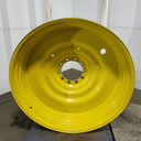 15"W x 50"D, John Deere Yellow 10-Hole Formed Plate , -6.62" Offset