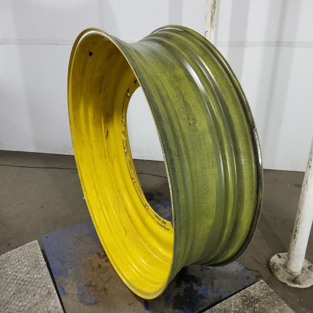 15"W x 50"D, John Deere Yellow 12-Hole Stub Disc , -3.38" Offset
