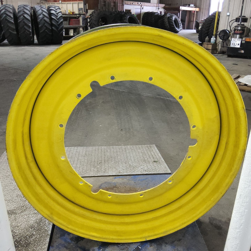 15"W x 50"D, John Deere Yellow 12-Hole Stub Disc , -3.38" Offset