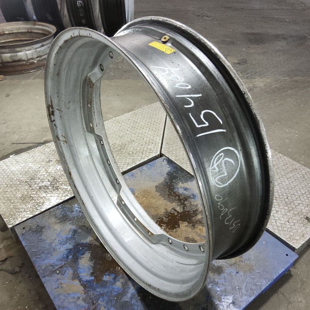 10"W x 38"D, Case IH Silver Mist 12-Hole Waffle Wheel (Groups of 3 bolts)