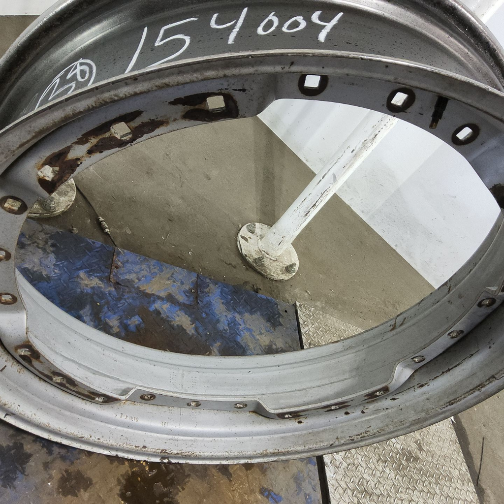 10"W x 38"D, Case IH Silver Mist 12-Hole Waffle Wheel (Groups of 3 bolts)
