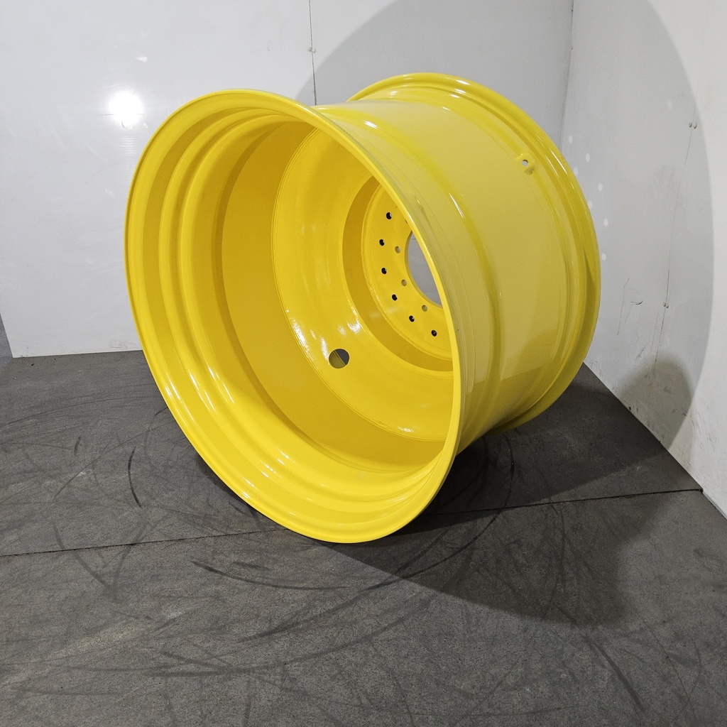 23"W x 38"D, John Deere Yellow 10-Hole Straddle Dual - Inside Main , 15.88" Offset