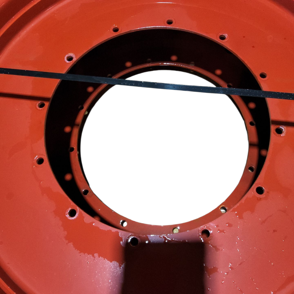 10"W x 54"D, Fendt/Agco Red 12-Hole Stub Disc