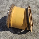 17"W x 25"D, John Deere Construction Yellow 14-Hole Flat Plate , -2" Offset