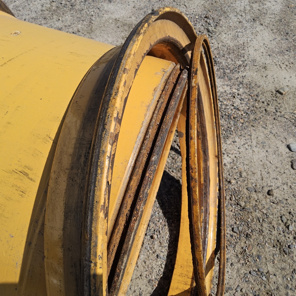 17"W x 25"D, John Deere Construction Yellow 14-Hole Flat Plate , -2" Offset