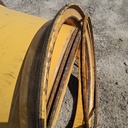 17"W x 25"D, John Deere Construction Yellow 14-Hole Flat Plate , -2" Offset