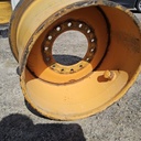 17"W x 25"D, John Deere Construction Yellow 14-Hole Flat Plate , -2" Offset