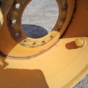 17"W x 25"D, John Deere Construction Yellow 14-Hole Flat Plate , -2" Offset