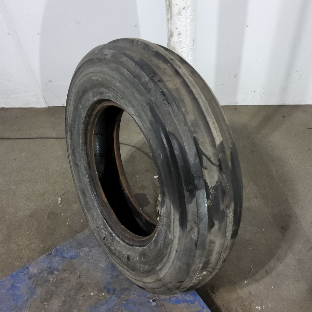 7.50-18 Firestone Guide Grip 3-Rib F-2M C (6 Ply), 80%