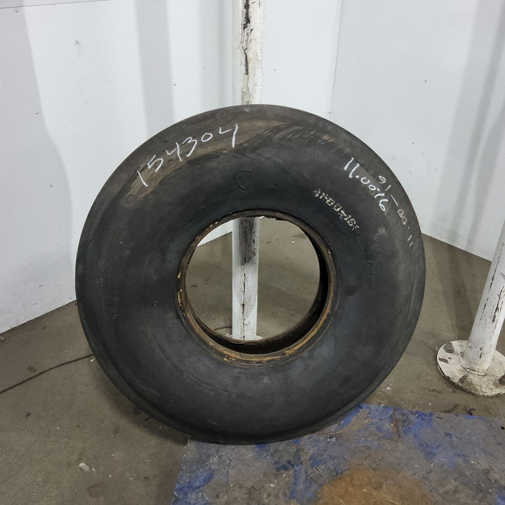11.00-16 Firestone Champion Guide Grip Single Rib F-1 D (8 Ply), 85%