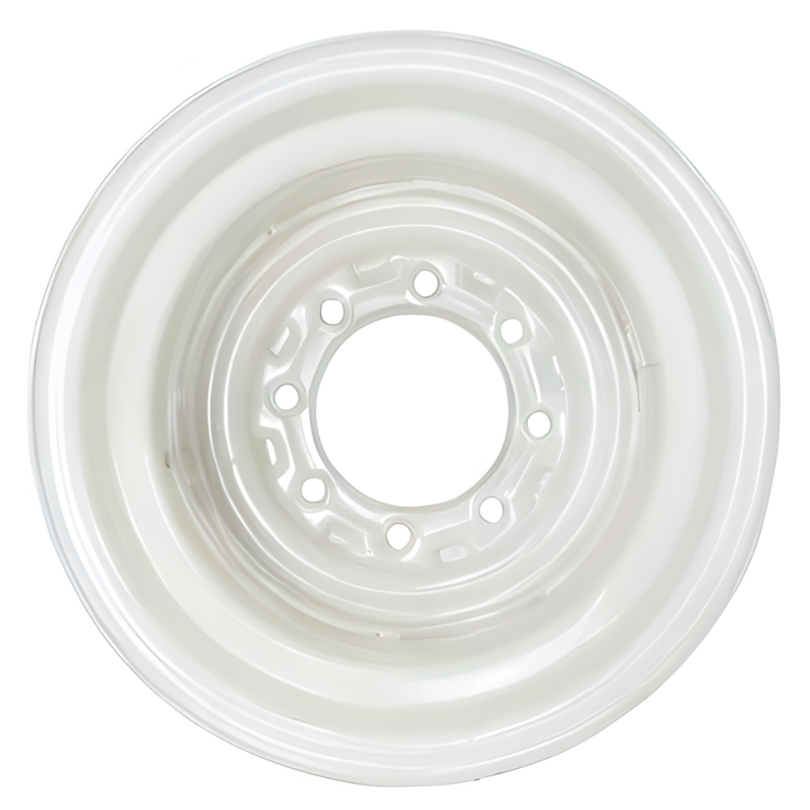 14"W x 16.1"D, White 8-Hole Implement