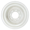 14"W x 16.1"D, White 8-Hole Implement