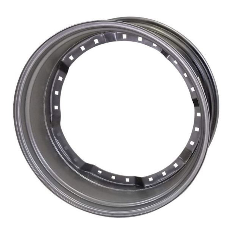15"W x 34"D, Case IH Silver Mist 12-Hole Waffle Wheel (Groups of 3 bolts)