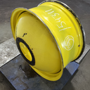 16"W x 38"D, John Deere Yellow 10-Hole Dolly Dual , -13.12" Offset