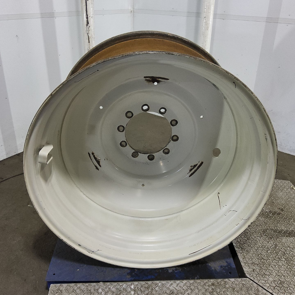 23"W x 42"D, New Holland White 10-Hole Formed Plate , 11.62" Offset