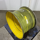 18"W x 28"D, John Deere Yellow 8-Hole Formed Plate , 5.12" Offset
