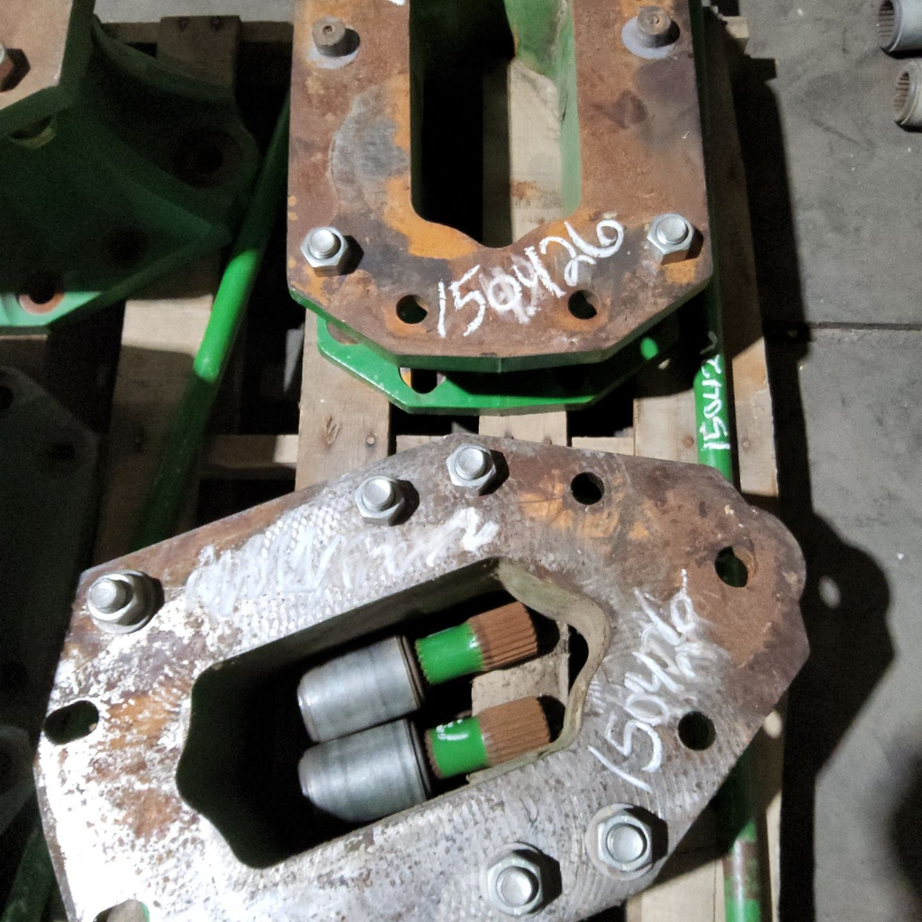 6.5"L Combine Frame Extension for D"22/22 spline drive shafts), John Deere Green, John Deere Green