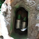 6.5"L Combine Frame Extension for D"22/22 spline drive shafts), John Deere Green, John Deere Green
