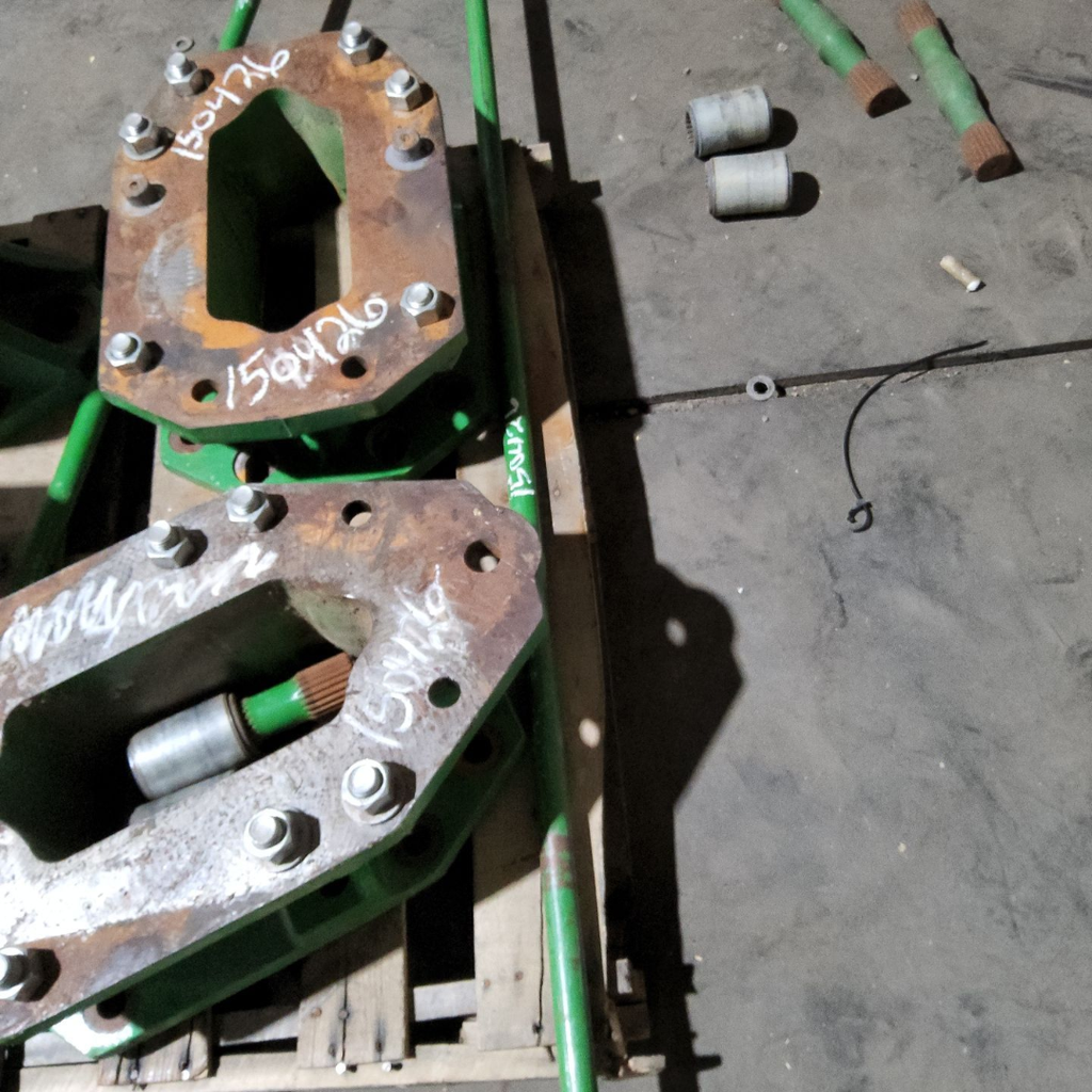 6.5"L Combine Frame Extension for D"22/22 spline drive shafts), John Deere Green, John Deere Green