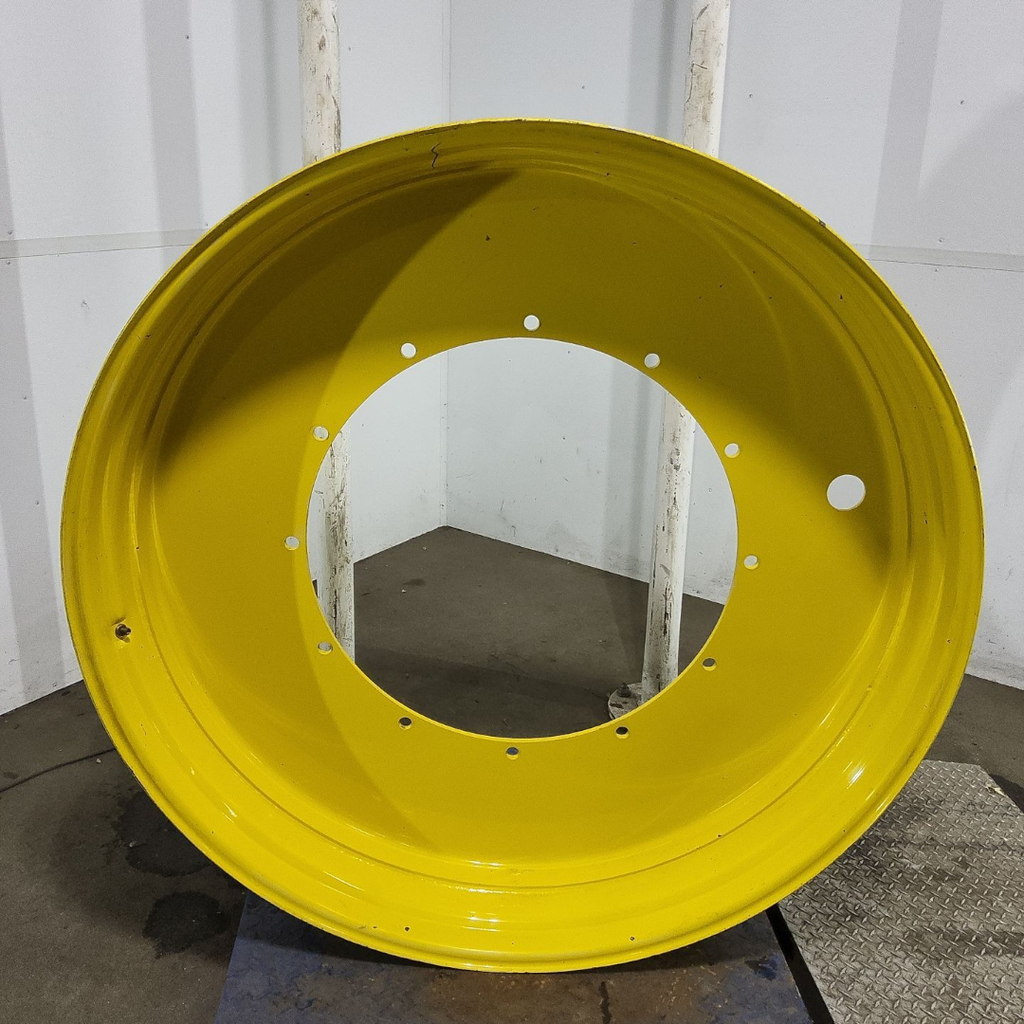 10"W x 54"D, John Deere Yellow 12-Hole Stub Disc , -2.44" Offset