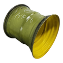 25"W x 26"D, John Deere Yellow 8-Hole Formed Plate , -2.62" Offset