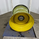 25"W x 26"D, John Deere Yellow 8-Hole Formed Plate , -2.62" Offset