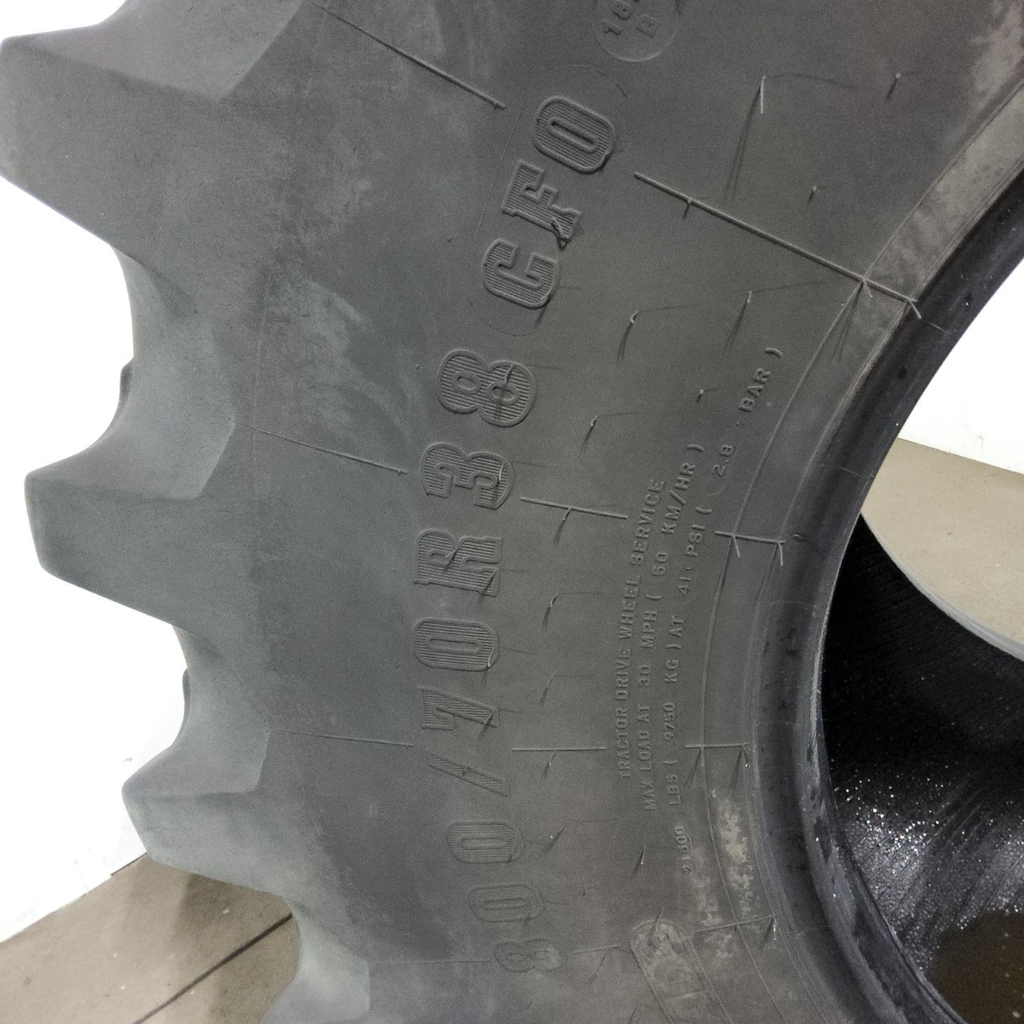 IF800/70R38 Firestone Radial Deep Tread 23 CFO R-1W 187B 90%