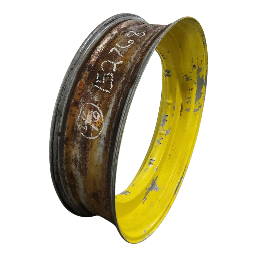 12"W x 46-38"D, John Deere Yellow Single Bevel Step-Up Rim , 0.25" Offset