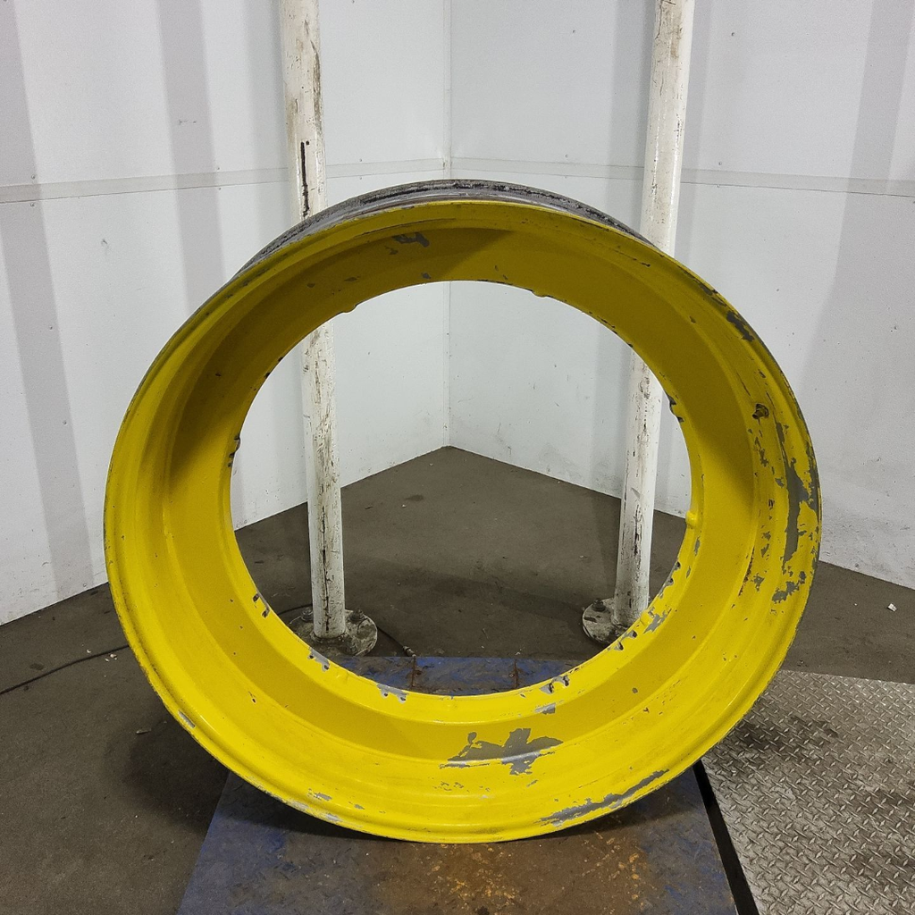 12"W x 46-38"D, John Deere Yellow Single Bevel Step-Up Rim , 0.25" Offset