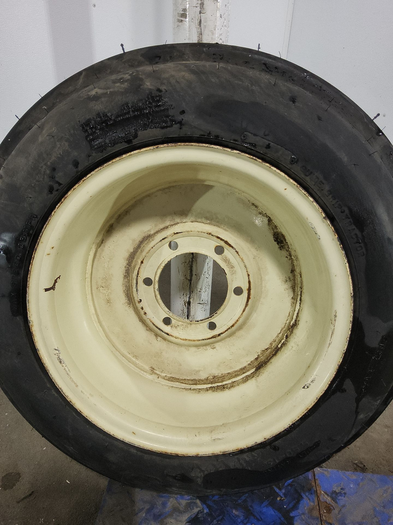 6"W x 16"D, John Deere Yellow 6-Hole Stamped Plate , 1.62" Offset 6x16 NHW